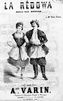 Images Dated 7th January 2016: Music cover, La Redowa, Bohemian waltz