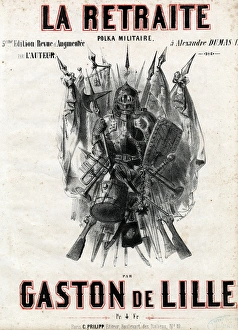Images Dated 7th January 2016: Music cover, La Retraite, Polka Militaire