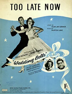 Shilling Prints: Music cover, Too Late Now, from the film Wedding Bells
