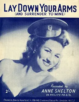 ザ・グレイセスの「Lay Down Your Arms」CD Anne Shelton Music Print - Lay Down Your Arms, 1955. Art Prints