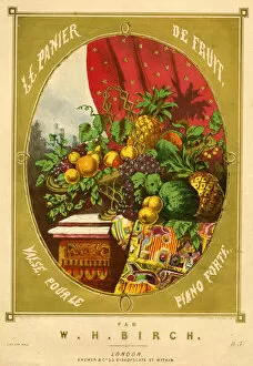 Birch Gallery: Music cover, Le Panier de Fruit, by W H Birch