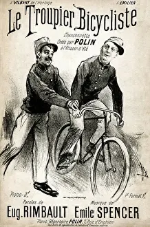 Music cover, Le Troupier Bicycliste (The Bicycle Soldier)