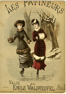 Skaters Collection: Music cover, Les Patineurs Valse, by Emile Waldteufel