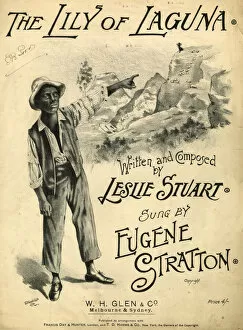 Lily Gallery: Music cover, The Lily of Laguna sung by Eugene Stratton