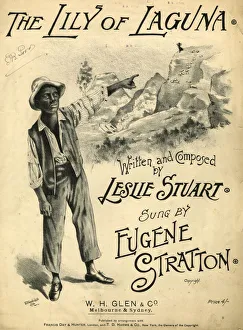 Lily Gallery: Music cover, The Lily of Laguna sung by Eugene Stratton