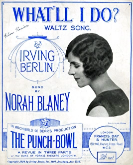 Images Dated 7th September 2017: Music cover, What ll I Do, by Irving Berlin