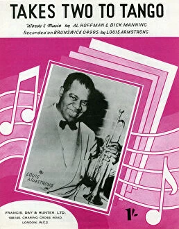 Images Dated 16th February 2016: Music cover, Louis Armstrong, Takes Two To Tango