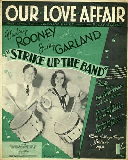 Judy Gallery: Music cover, Our Love Affair, Mickey Rooney & Judy Garland