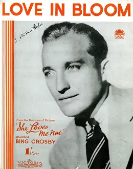 Music cover, Love in Bloom, film starring Bing Crosby