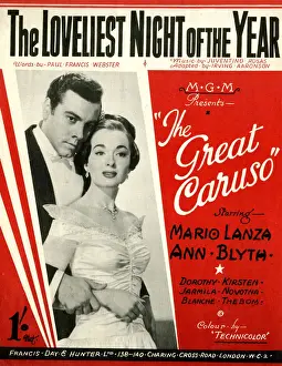 Mario Prints: Music cover, The Loveliest Night of the Year