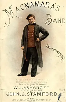 Stamford Prints: Music cover, Macnamaras Band sung by W J Ashcroft