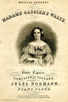 Images Dated 6th September 2017: Music cover, Madame Gassiers Waltz