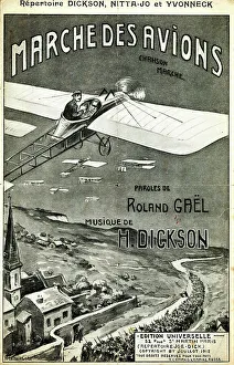 Marche Prints: Music cover, Marche des Avions