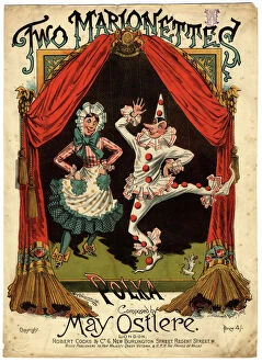 Dancers Gallery: Music cover for Two Marionettes Polka