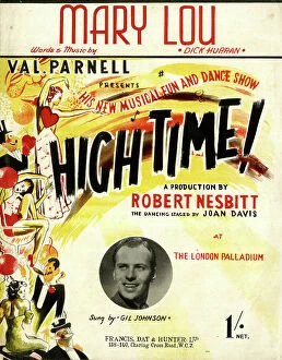 Postwar Collection: Music cover, Mary Lou, from High Time!