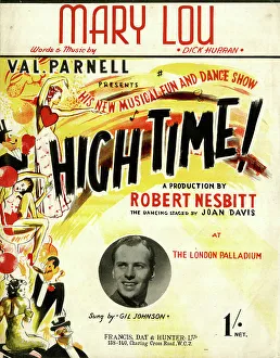 Palladium Prints: Music cover, Mary Lou, from High Time!