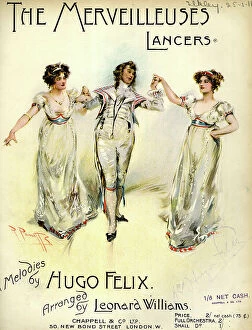 Williams Collection: Music cover, The Merveilleuses Lancers