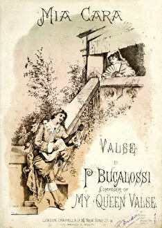 Images Dated 3rd April 2019: Music cover, Mia Cara Waltz, by P Bucalossi