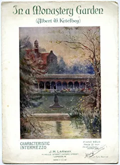 Images Dated 26th March 2019: Music cover, In a Monastery Garden, Albert W Ketelbey