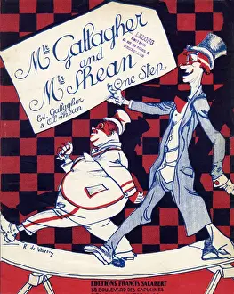 Stepping Prints: Music cover, Mr Gallagher and Mr Shean One Step