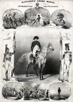 Austerlitz Prints: Music cover, Napoleons Grand March