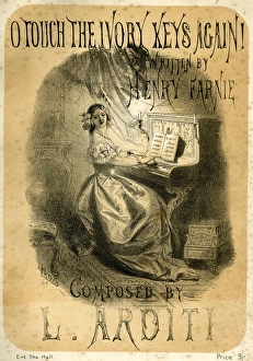 Images Dated 23rd August 2017: Music cover, O Touch the Ivory Keys Again