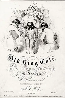 Cole Collection: Music cover, Old King Cole, His Life & Death