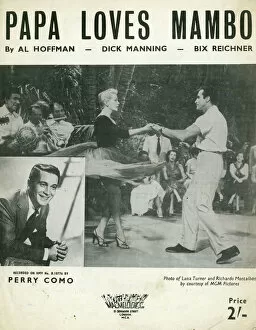 Sheet Collection: Music cover, Papa Loves Mambo, Perry Como