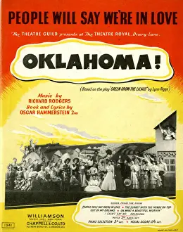 Drury Prints: Music cover, People Will Say We re In Love (Oklahoma) Music cover