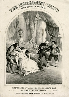 Almack Collection: Music cover, The Piccolomini Waltz