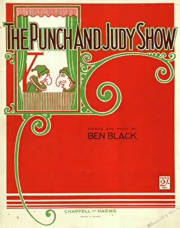 Puppets Prints: Music cover, The Punch and Judy Show