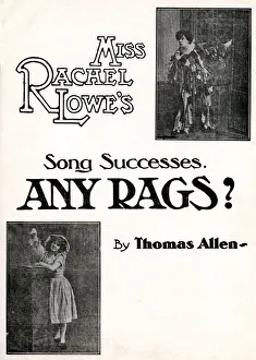 Allen Gallery: Music cover, Any Rags? by Thomas Allen