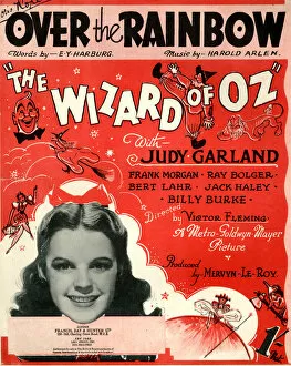 Images Dated 17th January 2020: Music Cover, Over the Rainbow (The Wizard of Oz)