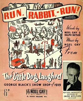 Laughed Prints: Music cover, Run, Rabbit, Run