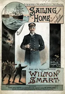 Wilton Prints: Music cover, Sailing Home