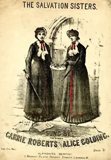 Salvation Prints: Music cover, The Salvation Sisters
