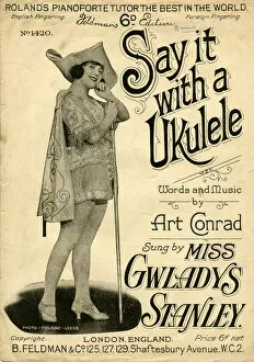Images Dated 20th March 2017: Music cover, Say it with a Ukulele