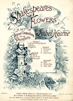 Music cover, Shakespeares Flowers