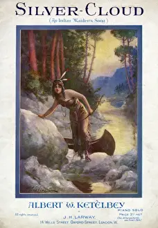 Solo Prints: Music cover, Silver-Cloud