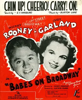 Babes Prints: Music cover, song from Babes on Broadway