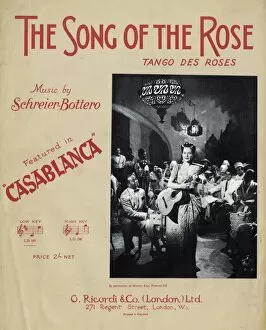 Tango Gallery: Music cover, The Song of the Rose