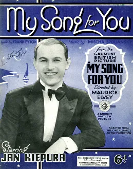 Music cover, My Song for You, Jan Kiepura