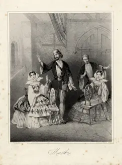 Music cover, spinning wheel scene from Martha