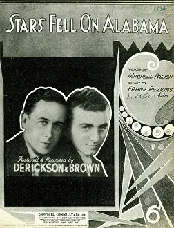 Alabama Collection: Music cover, Stars Fell on Alabama