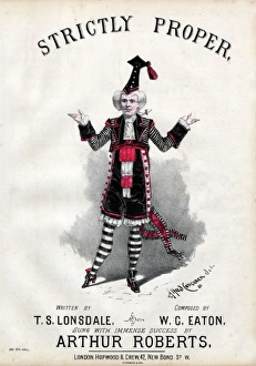 Proper Gallery: Music cover, Strictly Proper, sung by Arthur Roberts