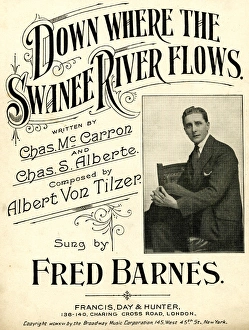 Images Dated 7th September 2017: Music cover, Down Where the Swanee River Flows