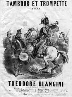 Images Dated 7th January 2016: Music cover, Tambour et Trompette, Polka