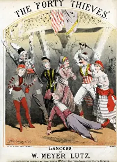 Meyer Prints: Music cover, The Forty Thieves Lancers