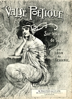 Images Dated 11th September 2017: Music cover, Valse Poetique