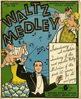 Accordion Gallery: Music cover, Waltz Medley